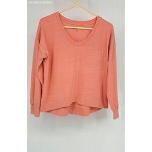 Loft‎ Coral/Pink Women Sweater Small Pink Pullover - Size M